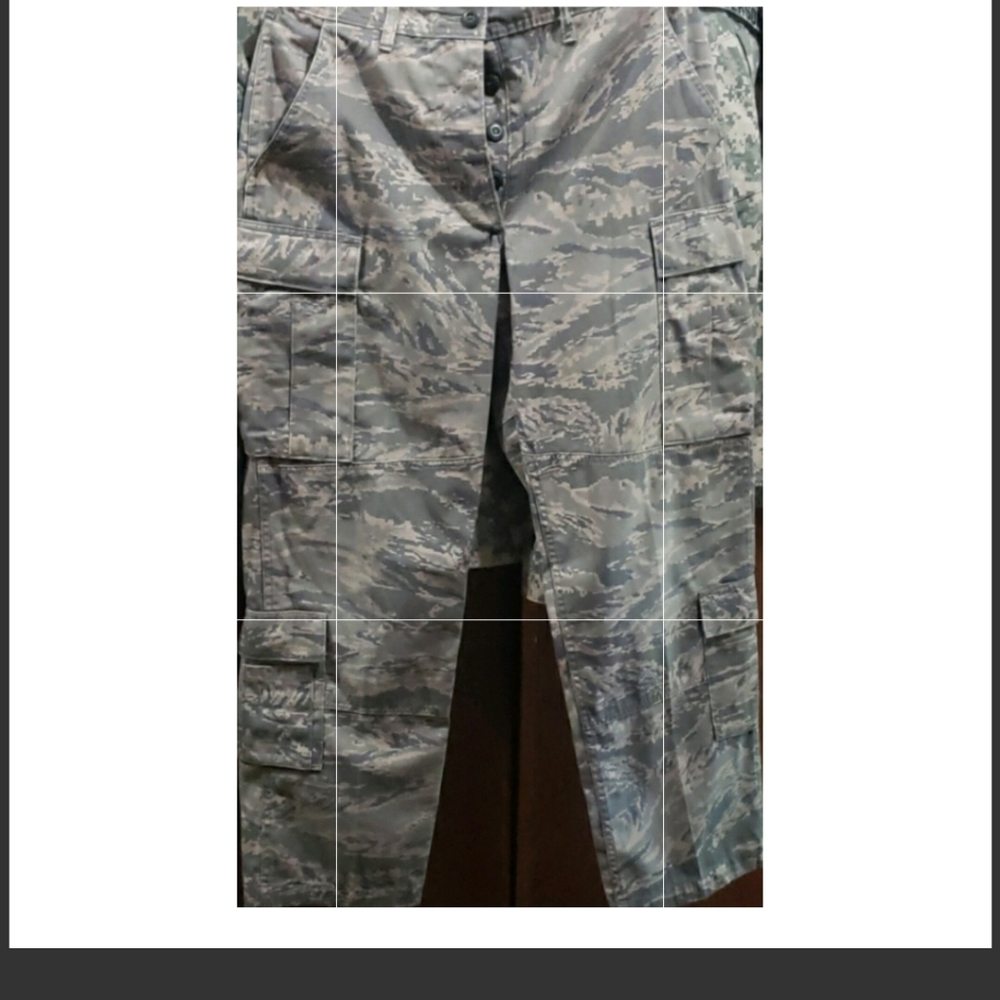 USAF Women's tiger stripe pant size 12S